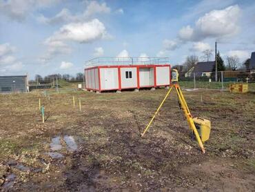 Implantation de terrassement