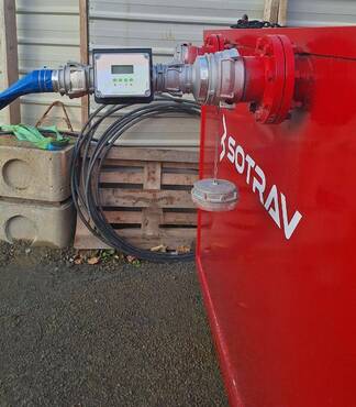 Branchement du bac de décantation