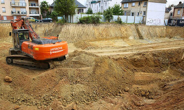 Chantier de terrassement KERBUS à Rennes