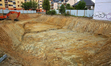 Chantier de terrassement KERBUS résidence étudiante