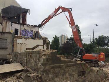 FIn de déconstruction pour deux maisons bourgeoises à Rennes