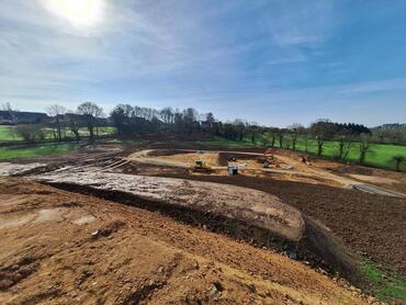 Fougères UPEP - Première phase terrassements