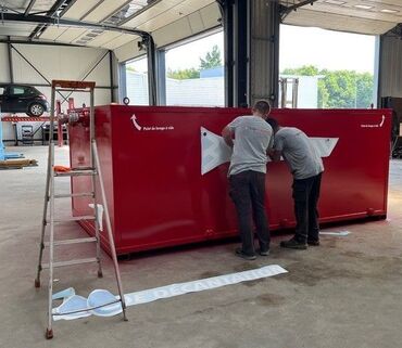 Peinture et stickage