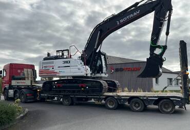 Pelle sur porte-char