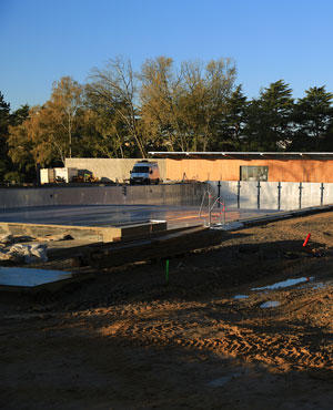 Création d'un bassin nordique pour la piscine municipale de Brequigny