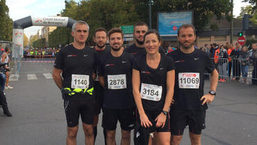 Tout Rennes Cours - Elfenn Elleouet (10km), Sebastien Douard (10km), Simon Helleux (10km), Pierre Marcault (10km), Frederic Gougeon (10km) et Sylvain LELOUTRE (21,1km)