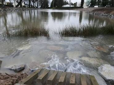 Travaux pour la gestion des eaux de pluie