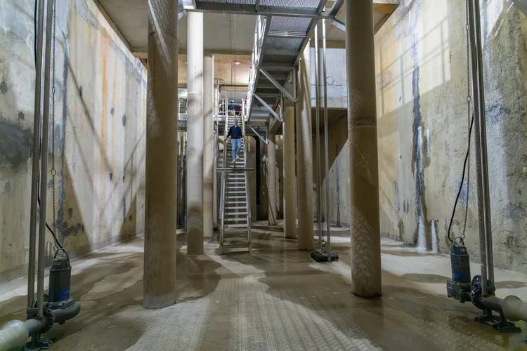 Visite du bassin tampon St Hélier à Rennes